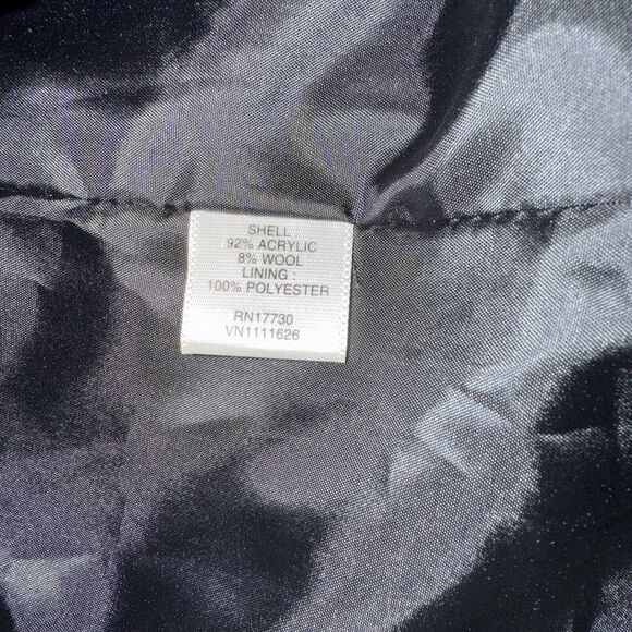 Women's MERONA Black & White Button Up Sweater /Jacket Size Small - Picture 5 of 7